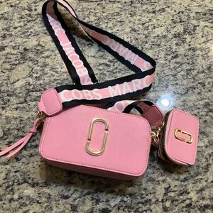 Marc Jacobs the Snapshot Pink Crossbody Bag